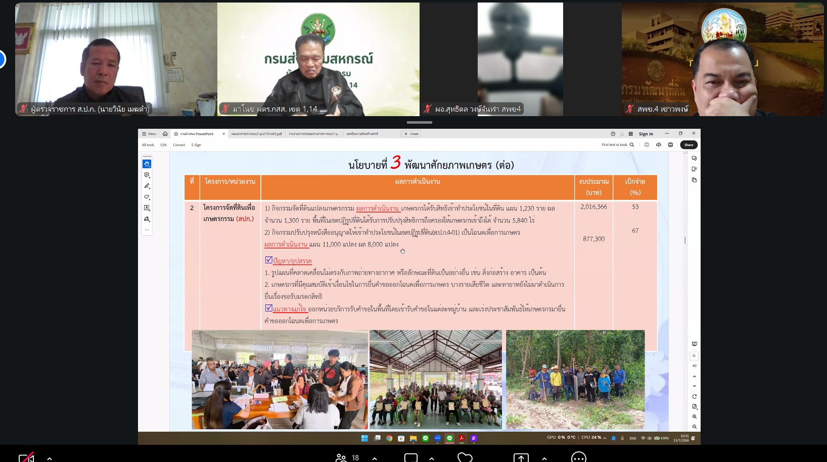 title - ผู้ตรวจราชการ ส.ป.ก. เข้าร่วมประชุมติดตามผลการดำเนินงานตามแผนการตรวจราชการของผู้ตรวจราชการกระทรวงเกษตรและสหกรณ์ ประจำปีงบประมาณ พ.ศ. 2569 รอบที่ 2 จังหวัดอุบลราชธานี